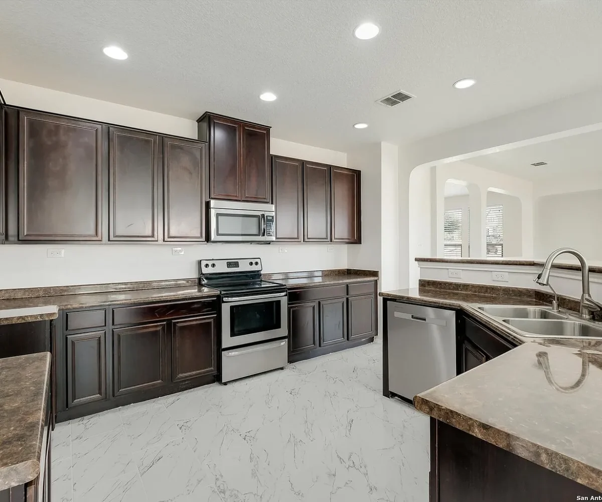 Kitchen of a KB home for sale.