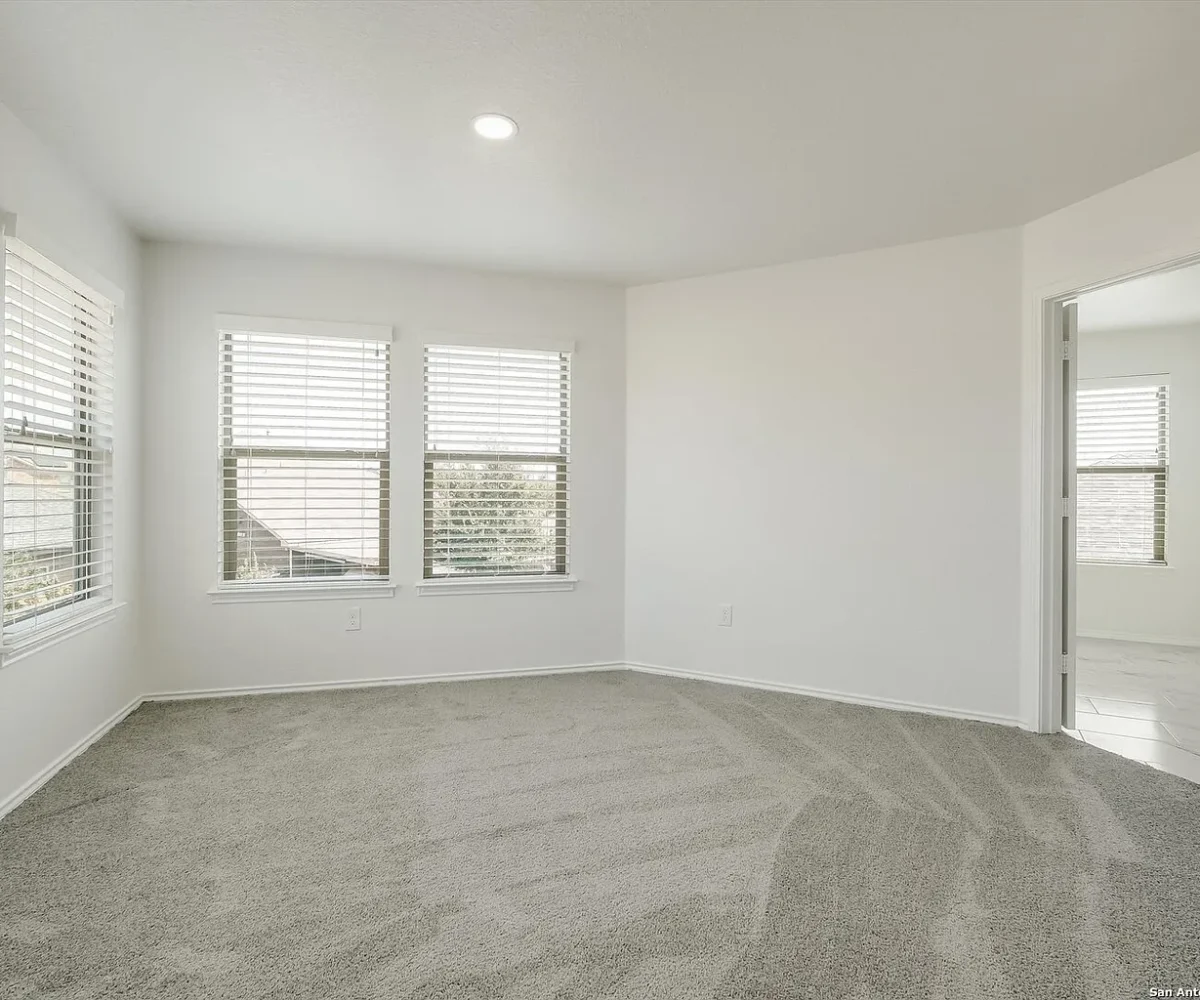Bedroom of a KB home for sale.